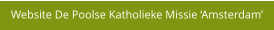 Website De Poolse Katholieke Missie ‘Amsterdam’