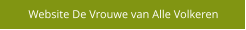 Website De Vrouwe van Alle Volkeren