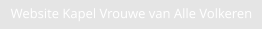 Website Kapel Vrouwe van Alle Volkeren